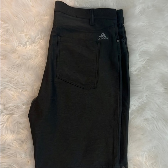 Adidas Gray/Black Men's Shorts - Picture 3 of 6